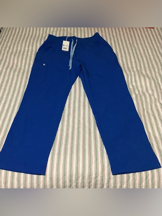 Figs Pants - Figs Scrub Kade Cargo Pants Royal Blue Medium
